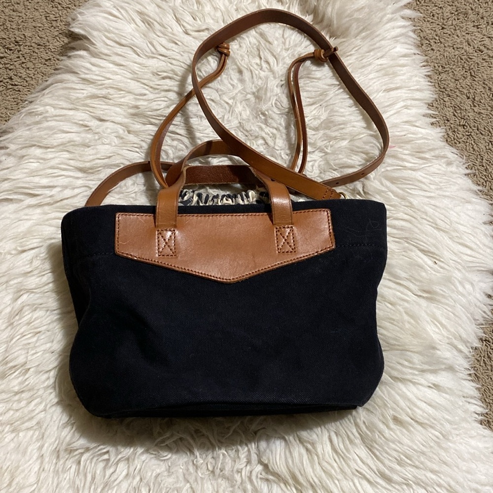 MADEWELL The Canvas Mini Drawstring‎ Black Crossbody Bag. - Picture 4 of 13
